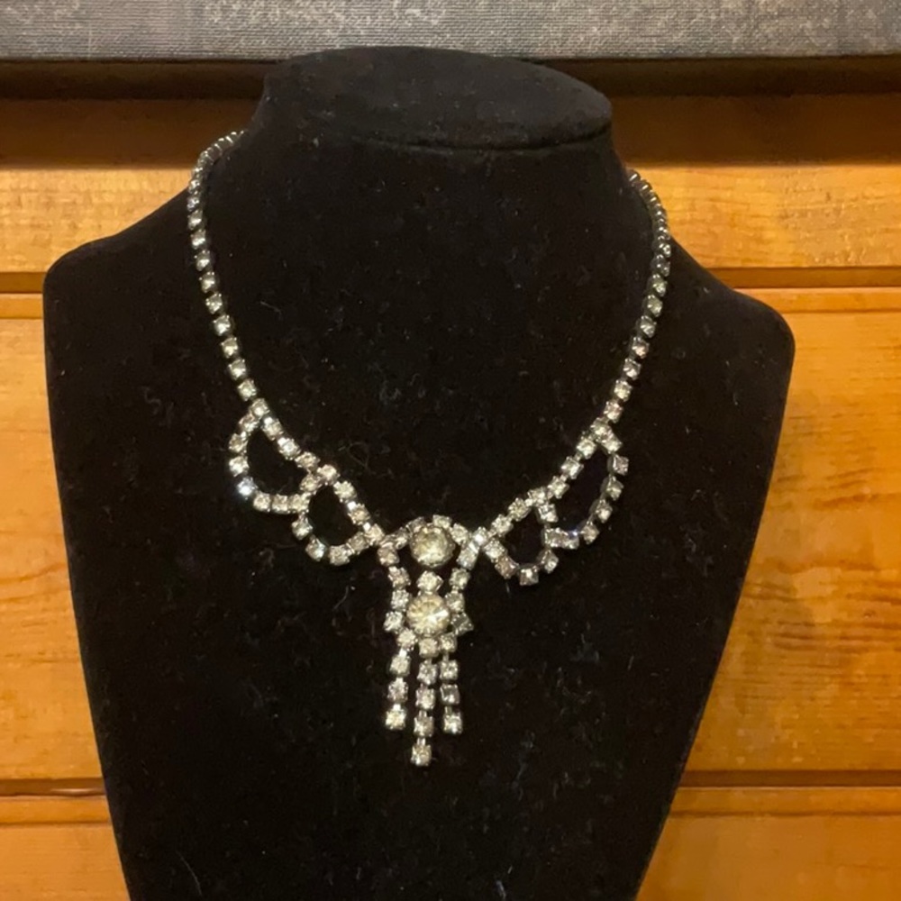 Antique Rhinestone necklace